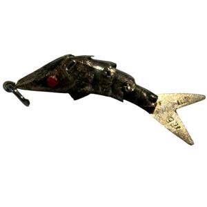 Vintage Sterling Silver Articulating Fish Pendant 925